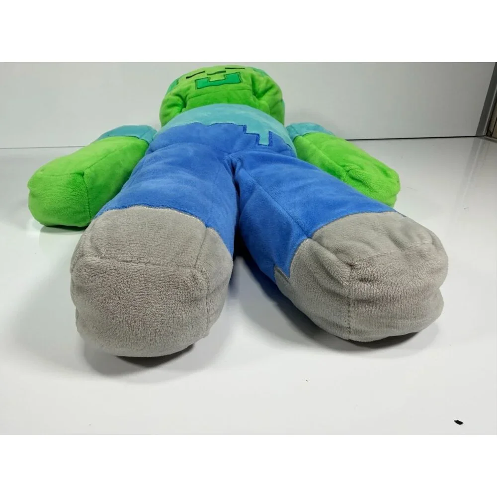 Minecraft Zombie Pillow Buddy Plush 18" inch Mojang Stuffed Figure - Picture 2 of 10